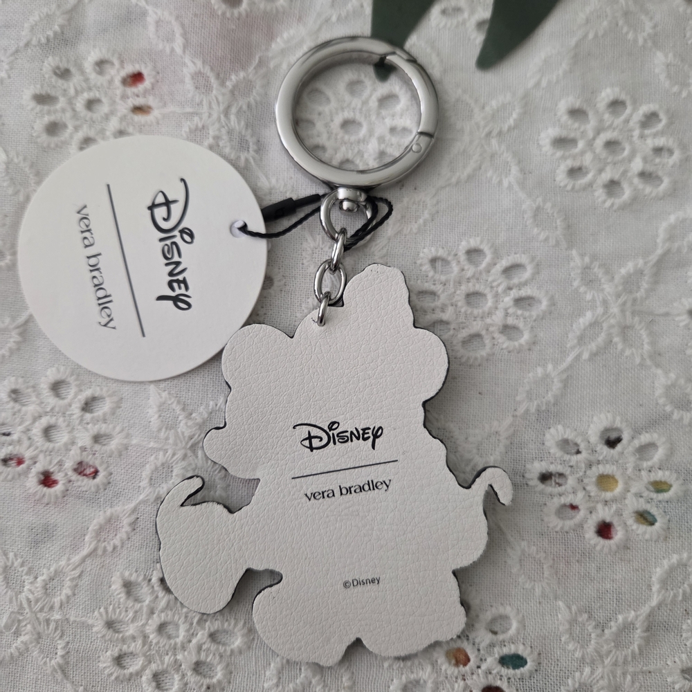 Vera Bradley Disney Keychain in White - Picture 3 of 3